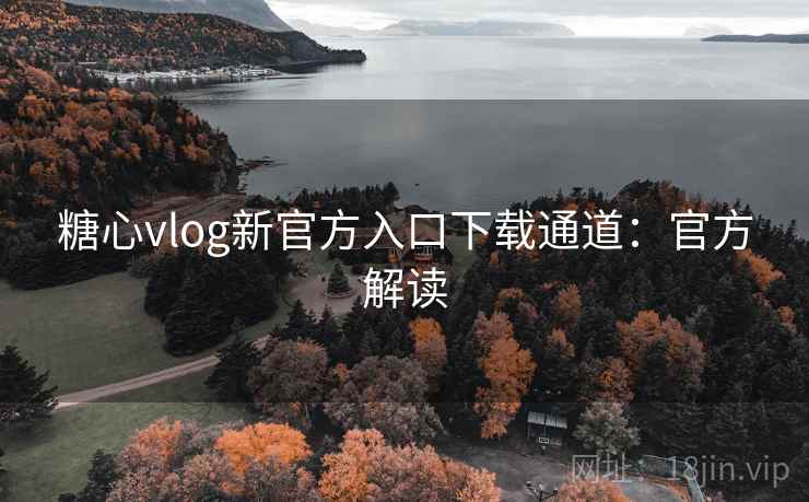 糖心vlog新官方入口下载通道：官方解读